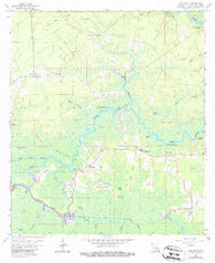Whitehall Louisiana Historical topographic map, 1:24000 scale, 7.5 X 7.5 Minute, Year 1963