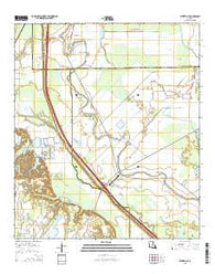 Whiteville Louisiana Current topographic map, 1:24000 scale, 7.5 X 7.5 Minute, Year 2015