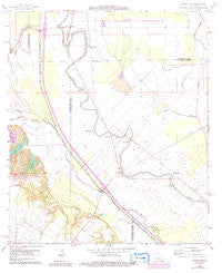 Whiteville Louisiana Historical topographic map, 1:24000 scale, 7.5 X 7.5 Minute, Year 1966