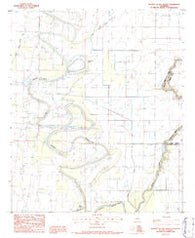 Whitney Island North Louisiana Historical topographic map, 1:24000 scale, 7.5 X 7.5 Minute, Year 1986