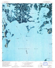 Wilkinson Bay Louisiana Historical topographic map, 1:24000 scale, 7.5 X 7.5 Minute, Year 1973