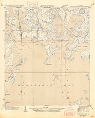 Wilkinson Bay Louisiana Historical topographic map, 1:31680 scale, 7.5 X 7.5 Minute, Year 1947