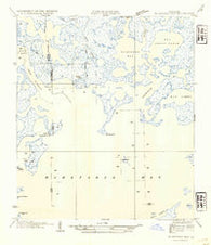 Wilkinson Bay Louisiana Historical topographic map, 1:31680 scale, 7.5 X 7.5 Minute, Year 1935