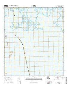 Wilkinson Bay Louisiana Current topographic map, 1:24000 scale, 7.5 X 7.5 Minute, Year 2015