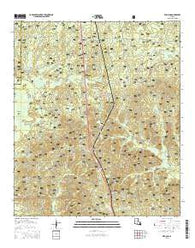Williana Louisiana Current topographic map, 1:24000 scale, 7.5 X 7.5 Minute, Year 2015