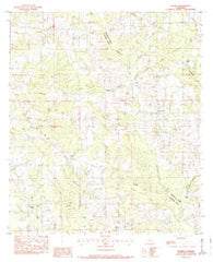 Wilmer Louisiana Historical topographic map, 1:24000 scale, 7.5 X 7.5 Minute, Year 1983