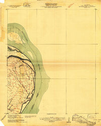 Wilsons Point Mississippi Historical topographic map, 1:24000 scale, 7.5 X 7.5 Minute, Year 1909