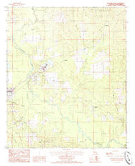Winnfield East Louisiana Historical topographic map, 1:24000 scale, 7.5 X 7.5 Minute, Year 1984