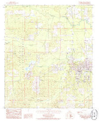 Winnfield West Louisiana Historical topographic map, 1:24000 scale, 7.5 X 7.5 Minute, Year 1984