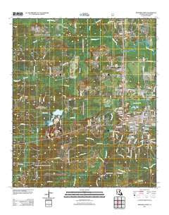 Winnfield West Louisiana Historical topographic map, 1:24000 scale, 7.5 X 7.5 Minute, Year 2012