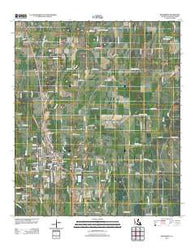 Winnsboro Louisiana Historical topographic map, 1:24000 scale, 7.5 X 7.5 Minute, Year 2012