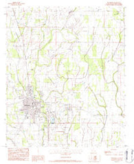 Winnsboro Louisiana Historical topographic map, 1:24000 scale, 7.5 X 7.5 Minute, Year 1983