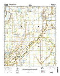 Wisner Louisiana Current topographic map, 1:24000 scale, 7.5 X 7.5 Minute, Year 2015