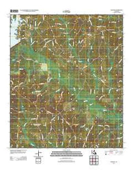 Womack Louisiana Historical topographic map, 1:24000 scale, 7.5 X 7.5 Minute, Year 2012