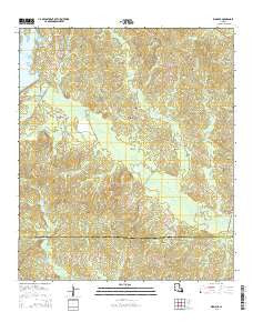 Womack Louisiana Current topographic map, 1:24000 scale, 7.5 X 7.5 Minute, Year 2015