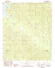 Womack Louisiana Historical topographic map, 1:24000 scale, 7.5 X 7.5 Minute, Year 1989