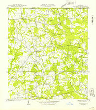 Woodland Louisiana Historical topographic map, 1:31680 scale, 7.5 X 7.5 Minute, Year 1941