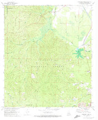 Woodworth West Louisiana Historical topographic map, 1:24000 scale, 7.5 X 7.5 Minute, Year 1971
