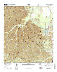 Woodworth West Louisiana Current topographic map, 1:24000 scale, 7.5 X 7.5 Minute, Year 2015
