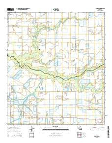 Wright Louisiana Current topographic map, 1:24000 scale, 7.5 X 7.5 Minute, Year 2015