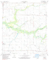 Wright Louisiana Historical topographic map, 1:24000 scale, 7.5 X 7.5 Minute, Year 1983