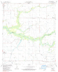 Wright Louisiana Historical topographic map, 1:24000 scale, 7.5 X 7.5 Minute, Year 1983