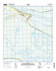 Yscloskey Louisiana Current topographic map, 1:24000 scale, 7.5 X 7.5 Minute, Year 2015