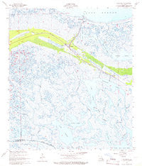 Yscloskey Louisiana Historical topographic map, 1:24000 scale, 7.5 X 7.5 Minute, Year 1957