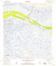 Yscloskey Louisiana Historical topographic map, 1:24000 scale, 7.5 X 7.5 Minute, Year 1957