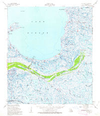 Yscloskey Louisiana Historical topographic map, 1:62500 scale, 15 X 15 Minute, Year 1957