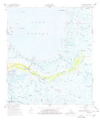 Yscloskey Louisiana Historical topographic map, 1:62500 scale, 15 X 15 Minute, Year 1957