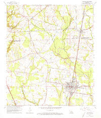 Zachary Louisiana Historical topographic map, 1:24000 scale, 7.5 X 7.5 Minute, Year 1963