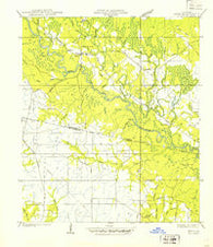 Zona Louisiana Historical topographic map, 1:31680 scale, 7.5 X 7.5 Minute, Year 1939