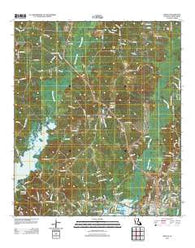Zwolle Louisiana Historical topographic map, 1:24000 scale, 7.5 X 7.5 Minute, Year 2012