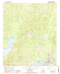 Zwolle Louisiana Historical topographic map, 1:24000 scale, 7.5 X 7.5 Minute, Year 1988