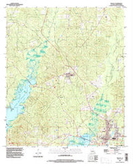 Zwolle Louisiana Historical topographic map, 1:24000 scale, 7.5 X 7.5 Minute, Year 1995