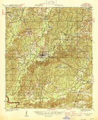 Zwolle Louisiana Historical topographic map, 1:62500 scale, 15 X 15 Minute, Year 1944