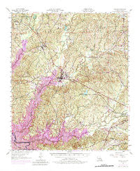 Zwolle Louisiana Historical topographic map, 1:62500 scale, 15 X 15 Minute, Year 1957
