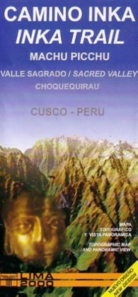 Buy map Inca Trail Map: Cusco, Machu Picchu, Valle Sagrado/Sacred Valley
