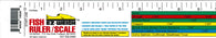 Buy map EZ Weigh Rulers Decal Stick On, Adhesive 36