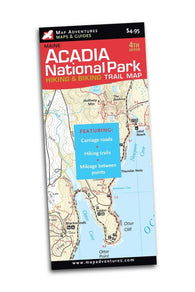 Buy map Acadia National Park Hiking & Biking Trail Map