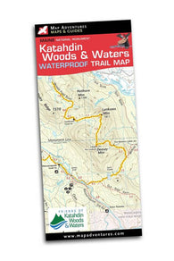 Buy map Katahdin Woods & Waters National Monument Trail Map