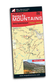 Buy map Santa Fe Mountains New Mexico