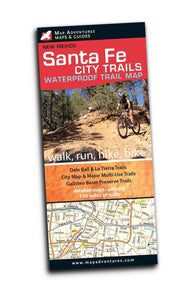 Buy map Santa Fe City Trails New Mexico Maps