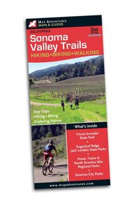 Buy map Sonoma Valley Trails HIKING • WALKING • BIKING Trail
