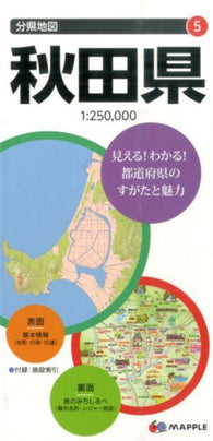 Buy map Akita Prefecture Map