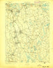 Abington Massachusetts Historical topographic map, 1:62500 scale, 15 X 15 Minute, Year 1893