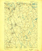 Abington Massachusetts Historical topographic map, 1:62500 scale, 15 X 15 Minute, Year 1893