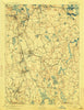 Abington Massachusetts Historical topographic map, 1:62500 scale, 15 X 15 Minute, Year 1893