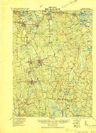 Abington Massachusetts Historical topographic map, 1:62500 scale, 15 X 15 Minute, Year 1920